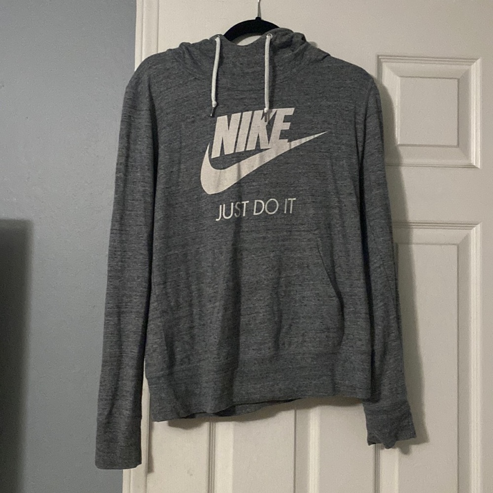 Grey nike hoodie